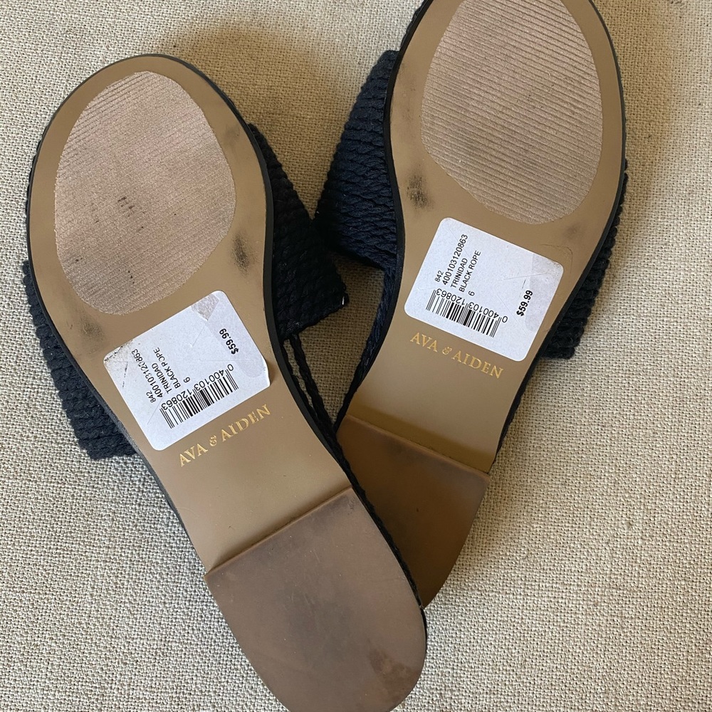 Black sandals